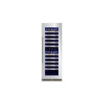 XO XOU2470WDZGS 24" Dual Zone Wine Column with 15 cu. ft. or 119 Wine Bottle Capacity, Tri-Color LED, Intuitive Digital Control, Secure Door Lock, Field Reversible Door (Stainless Steel)