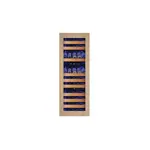 XO XOU2470WTZGO 24" Built-In Triple Zone Wine Column with 70 Bottle Capacity, Intuitive Digital Controls, Articulated Hinges, Field Reversible Door, in Panel Ready