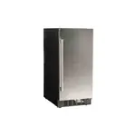 Azure A115RS 15" Compact Refrigerator with 3 cu. ft. Capacity, Field Reversible Door, Blue LED Lighting, ADA Compliant, in Stainless Steel