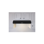 Zephyr AK1200CB Core Series 30" Breeze II Series Under Cabinet Range Hood with 400 CFM, LED Lighting, Aluminum Mesh Filters and 3 Speeds (Black)