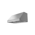 Zephyr AK7500CS 30" Tempest II Wall Mount Range Hood with 650 CFM, ACT Technology, Pro Baffle Filters and LumiLight LED Lighting in Stainless Steel