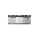 Zephyr AK9246BS 48" Monsoon I Range Hood Insert with 1200 CFM, ACT Technology, LumiLight LED Lighting and Auto Delay-Off in Stainless Steel