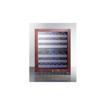 Summit ALWC532PNR 24" ADA Compliant Dual Zone Wine Cooler with 46 Bottle Capacity, Automatic Defrost, Two Temperature Zones and LED Interior Lighting in Panel Ready