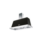 Lofra AR48 48" Dolcevita Series Chimney Wall Hood with 471 CFM, LED Lighting, Dishwasher Safe Anti Grease Metal Filters (Matte Black, Chrome)