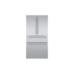 Bosch B36CL80SNS 36" 800 Series Smart French Door Refrigerator with 20.5 cu. ft. Capacity, FarmFresh System, VitaFreshPro, LED Lighting and MultiAirFlow, in Stainless Steel