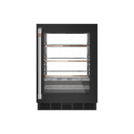 Cafe CCP06BP3PD1 24" Smart Beverage Center with 5.1 cu. ft. Capacity, ENERGY STAR Rated and LED Light Wall (Matte Black)