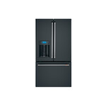 Cafe CFE28TP3MD1 36" French-Door Refrigerator with 27.8 Cu. Ft. Capacity, ENERGY STAR Rated, Showcase LED Lighting and Hot Water Dispenser (Matte Black)