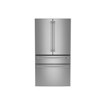 Cafe CGE29DP2TS1 36" Smart 4-Door French-Door Refrigerator with 28.7 Cu. Ft. Capacity, ENERGY STAR Rated and Dual-Dispense AutoFill Pitcher (Stainless Steel)