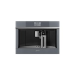 Smeg CMSU4104S 24" Fully Automatic Coffee Machine with Descaling Function, Touch Screen Controls and Hot Water Function in Silver