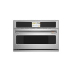 Cafe CSB913P2NS1 30" Smart 5-in-1 Electric Wall Oven with 1.7 cu. ft. Capacity, 120V Advantium Technology and 7" Full Color LCD Touch Control (Stainless Steel)