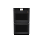 Cafe CTD90DP3ND1 30" Professional Series Smart Built-In Convection Double Wall Oven with 10 cu. ft. Total Capacity and In-Oven Camera (Matte Black)