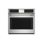 Cafe CTS90DP2NS1 30" Smart Single Wall Oven with 5 cu. ft. Capacity, Convection, No Preheat Air Fry and In-Oven Camera (Stainless Steel)