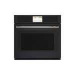 Cafe CTS90DP3ND1 30" Smart Single Wall Oven with 5 cu. ft. Capacity, Convection, No Preheat Air Fry and In-Oven Camera (Matte Black)