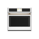 Cafe CTS90DP4NW2 30" Smart Single Wall Oven with 5 cu. ft. Capacity, Convection, No Preheat Air Fry and In-Oven Camera (Matte White)