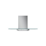 Cafe CVW73612MSS 36" Customizable Professional Collection Wall-Mount Glass Canopy Chimney Hood with 350 CFM, Halogen Lighting, 4 Fan Speed (Stainless Steel)