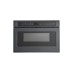 Cafe CWL112P3RD5 24" Built-In Microwave Drawer Oven with 1.2 Cu. Ft. Capacity and Sensor Cook (Matte Black)