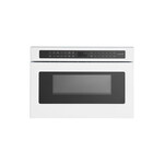 Cafe CWL112P4RW5 24" Built-In Microwave Drawer Oven with 1.2 Cu. Ft. Capacity and Sensor Cook (Matte White)