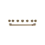 Cafe CXPR6HKPMBZ 36" Handle & Knob Set for Pro Range and Rangetop (Brushed Bronze)