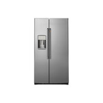 Cafe CZS22MP2NS1 36" Counter- Depth Side-by-Side Refrigerator with 21.9 cu. ft. Capacity and External Dispenser in Stainless Steel