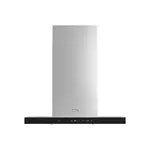 Dacor DHD36U990WS 36" Chimney Wall Hood with 1200 CFM, Glass Touch Control, Auto-On Heat Sensors, Strip LED Lighting and Baffle Filter in Silver Stainless Steel