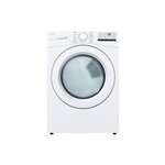 LG DLE3400W 27" Front Load Electric Dryer with 7.4 cu. ft. Capacity, in White