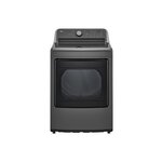 LG DLE7150M 27" Electric Dryer with 7.3 cu. ft. Capacity, Rear Control, Sensor Dry, Energy Star  (Middle Black)