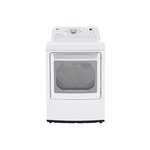 LG DLE7150W 27" Electric Dryer with 7.3 cu. ft. Capacity, Rear Control, Sensor Dry, Energy Star  (White)