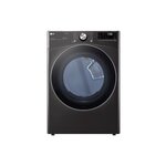 LG DLEX4200B 27" Front Load Steam Vented Electric Dryer with 7.4 cu. ft. Capacity, TurboSteam, Energy Star, Built-In Intelligence (Black Steel)