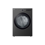 LG DLEX6700B 27" Smart Front Load Electric Dryer with 7.4 cu. ft. Capacity, TurboSteam, AI Sensor Dry, in Black Steel