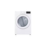 LG DLG3471W 27" Front Load Gas Vented Dryer with 7.4 cu. ft. Ultra Large Capacity, Sensor Dry, FlowSense, Energy Star (White)