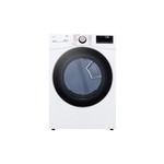 LG DLGX4201W 27" Front Load Gas Dryer with 7.4 cu. ft. Capacity, TurboSteam, Energy Star (White)