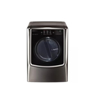 LG Signature DLGX9501K 29" Smart Vented Gas Dryer with 9.0 cu. ft. Capacity, Wi-Fi Enabled, TurboSteam™, SmartThinQ® Technology, in Black Stainless Steel