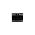 Dacor DOP48C86DLM Contemporary Series  48" Smart Dual Fuel Range with 6 Burners, 6.6 cu. ft. Total Oven Capacity, Real Steam Oven, Dual 4 Part Pure Convection System, Simmersear Brass Burners, in Graphite Stainless Steel