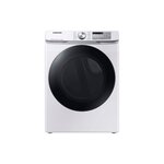 Samsung DVE45B6300W 27" Smart Front Load Electric Dryer with 7.5 cu. ft. Capacity, Steam Sanitize+, Sensor Dry  (White)