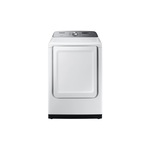 Samsung DVE50R5200W 27" Front Load Electric Dryer with 7.4 cu. ft. Capacity, 10 Drying Cycles, Sensor Dry and Smart Care in White