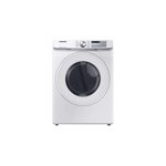 Samsung DVE51CG8000W 27" Smart Electric Dryer with 7.5 cu. ft. Capacity, Sensor Dry, Interior Drum Light, Lint Filter Indicator and Reversible Door (White)