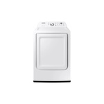 Samsung DVG45T3200W 27" Gas Dryer with 7.2 cu. ft. Capacity, Sensor Dry, Reversible Door and Child Lock in White