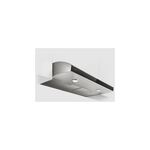 Elica EAI430SS 30" Aria Under Cabinet Range Hood with 430 CFM, 2 Stainless Steel Baffle Slot, CFM Reduction System, in Stainless Steel with Black Glass Panel