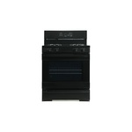 Element EGR34MCCB 30" Freestanding Gas Range with 4 Burners and 5.2 cu. ft. Oven Capacity, Broiler Drawer and Cast-Iron Dishwasher Safe Grates (Black)