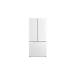 Element ERFD19CGCW 30" French Door Refrigerator with 18.4 cu. ft. Total Capacity, Energy Star Certified, Gallon Door Bins, LED Lighting and No Frost Operation (White)