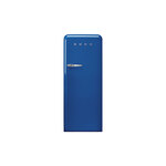 Smeg FAB28URBE3 24" 50's Retro Style Refrigerator with 9.92 cu. ft. Total Capacity, LED Lighting, Adjustable Glass Shelves and Automatic Defrost  (Blue)