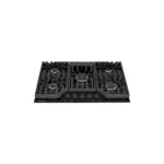 Frigidaire FCCG3627AB 36" Gas Cooktop with 5 Sealed Burners, Continuous Edge-to-Edge Grates, Spill Safe (Black)