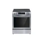 Frigidaire FCFE3083AS 30" Front Control Electric Range with 5 Elements, Convection Bake, Self Clean