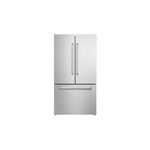 Forza FF36FBMS 36″ French Door Refrigerator with 20.3 cu. ft. Total Capacity, Energy Star, Fresh Zone Drawer, Automatic Ice Maker and Internal LED Light in Stainless Steel