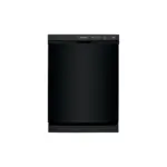 Frigidaire FFCD2413UB 24" Full Console Built-In Dishwasher with 12 Place Settings, Energy Star (Black)