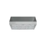 Forza FH3618 36" Pro-Style Wall Mount Range Hood with 600 CFM, 18" Height, LED Lighting, Stainless Steel Baffle Filters, in Stainless Steel