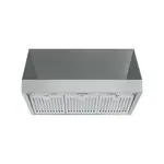 Forza FH3624 36" Pro-Style Wall Mount Range Hood with 1200 CFM, 24" Height, LED Lighting, Stainless Steel Baffle Filters, in Stainless Steel