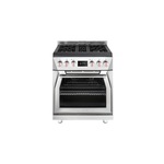 Forza FR304DF 30″ Professional Freestanding Gas Range with 4 Sealed Burners, 5.2 cu. ft. Oven Capacity, Dual Fan with True Euro Convection, MassimoRED Broiler, in Stainless Steel