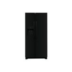 Frigidaire FRSS2323AB 33" Side by Side Refrigerator with 22.3 cu. ft. Capacity, EvenTemp, Bright LED Lighting, Energy Star (Black)