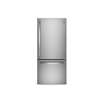 GE GBE21DYKFS 30" Bottom Freezer Refrigerator with 20.9 cu. ft. Total Capacity, in Stainless Steel